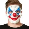 Spirit Halloween Vintage Clown Half Mask -HALLOWEEN COSTUMES Sales Store 01271485 a