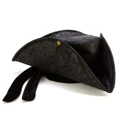 Spirit Halloween Adult Black Pirate Hat