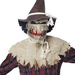 Spirit Halloween Animotion Scarecrow Full Mask -HALLOWEEN COSTUMES Sales Store 01274620 c