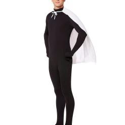 Spirit Halloween White Superhero Costume Kit -HALLOWEEN COSTUMES Sales Store 01276799 c