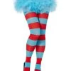Spirit Halloween Thing 1 And 2 Striped Tights - Dr. Seuss -HALLOWEEN COSTUMES Sales Store 01278381 a