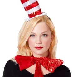 Spirit Halloween Cat in the Hat Mini Hat Fascinator - Dr. Seuss