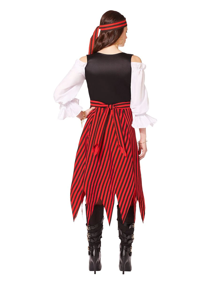 Spirit Halloween Adult Buccaneer Beauty Pirate Costume 4 Spirit Halloween Adult Buccaneer Beauty Pirate Costume - Image 2
