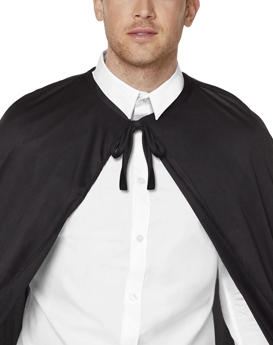 Spirit Halloween Basic Black Cape 5 Spirit Halloween Basic Black Cape - Image 3