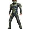 Spirit Halloween Kids Muscle Master Chief Costume - Halo -HALLOWEEN COSTUMES Sales Store 01285923 a