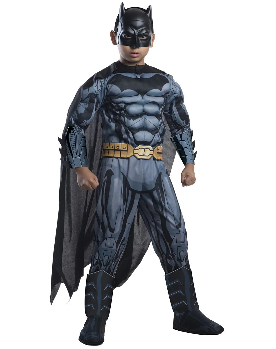 Spirit Halloween Kids Grey and Black 3D Batman Costume - DC Comics 3 Spirit Halloween Kids Grey and Black 3D Batman Costume - DC Comics
