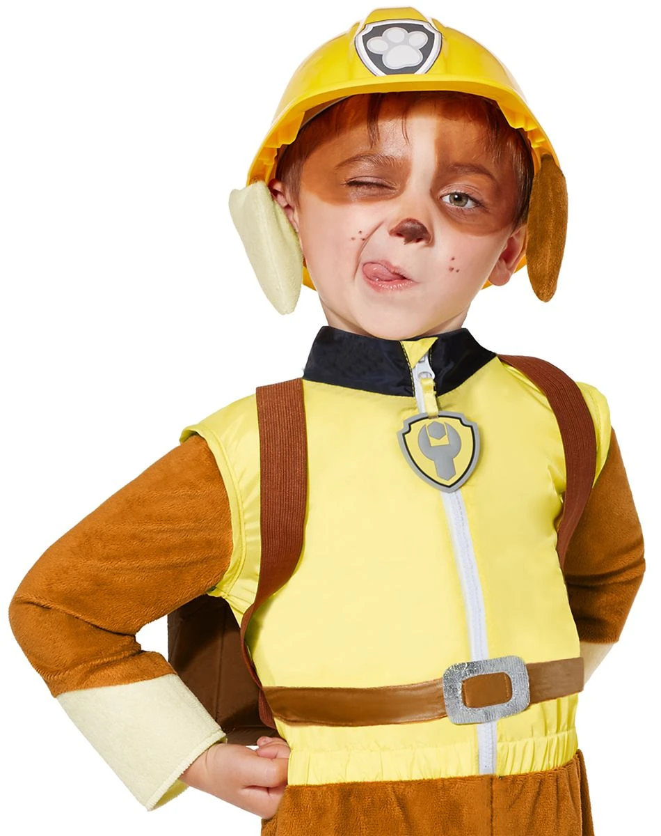 Spirit Halloween Toddler Rubble One Piece Costume - PAW Patrol 5 Spirit Halloween Toddler Rubble One Piece Costume - PAW Patrol - Image 3