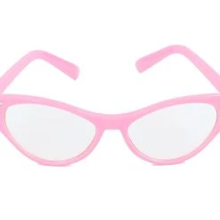 Spirit Halloween '50s Pink Rhinestone Cat Eye Glasses