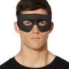 Spirit Halloween Black Burglar Eye Half Mask