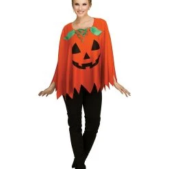 Spirit Halloween Adult Pumpkin Poncho 8 Spirit Halloween Adult Pumpkin Poncho -HALLOWEEN COSTUMES Sales Store 01299734 c