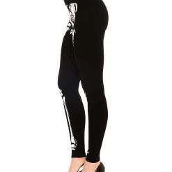 Spirit Halloween Skeleton Leggings -HALLOWEEN COSTUMES Sales Store 01307487 c