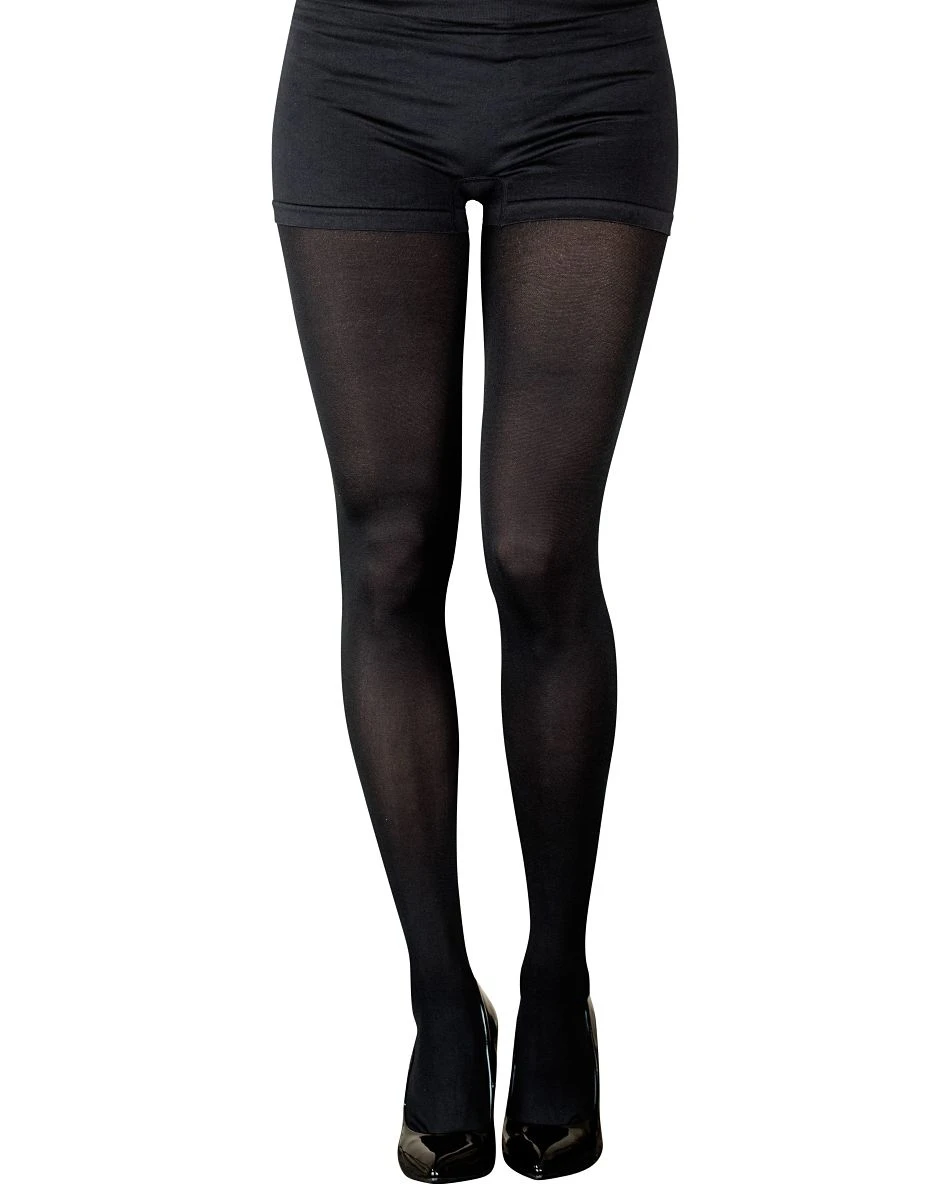 Spirit Halloween Opaque Tights - Black 5 Spirit Halloween Opaque Tights - Black - Image 3