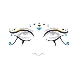 Spirit Halloween Egyptian Cleo Face Decal