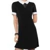 Spirit Halloween Black Collared Dress -HALLOWEEN COSTUMES Sales Store 01315480 a
