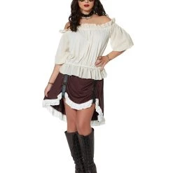 Spirit Halloween Ivory Off The Shoulder Shirt 13 Spirit Halloween Ivory Off The Shoulder Shirt -HALLOWEEN COSTUMES Sales Store 01315555 d