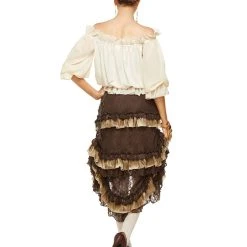 Spirit Halloween Ivory Off The Shoulder Shirt 9 Spirit Halloween Ivory Off The Shoulder Shirt -HALLOWEEN COSTUMES Sales Store 01315563 b