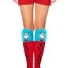 Spirit Halloween Thing 1 and 2 Faux Fur Socks - Dr. Seuss -HALLOWEEN COSTUMES Sales Store 01317270 a