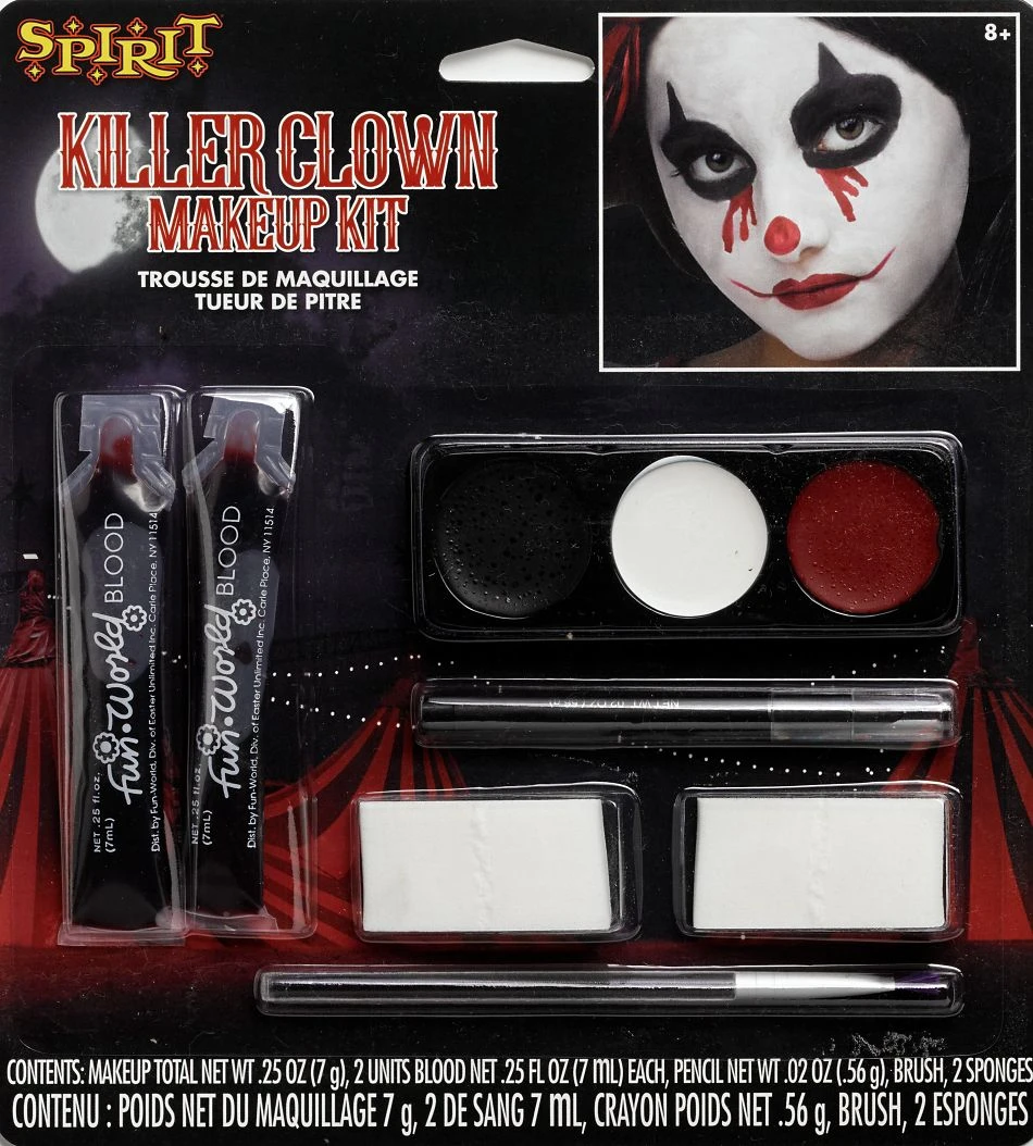 Spirit Halloween Killer Clown Makeup Kit 4 Spirit Halloween Killer Clown Makeup Kit - Image 2