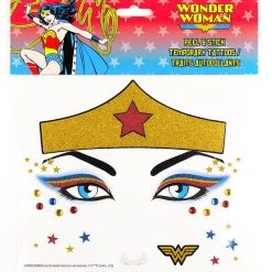 Spirit Halloween Wonder Woman Face Decal - DC Comics