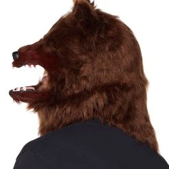 Spirit Halloween Adult Moving Mouth Wolf Full Mask -HALLOWEEN COSTUMES Sales Store 01321033 d