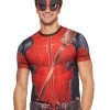 Spirit Halloween Sublimated Deadpool T Shirt - Marvel -HALLOWEEN COSTUMES Sales Store 01324276 a