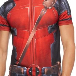 Spirit Halloween Sublimated Deadpool T Shirt - Marvel -HALLOWEEN COSTUMES Sales Store 01324276 c