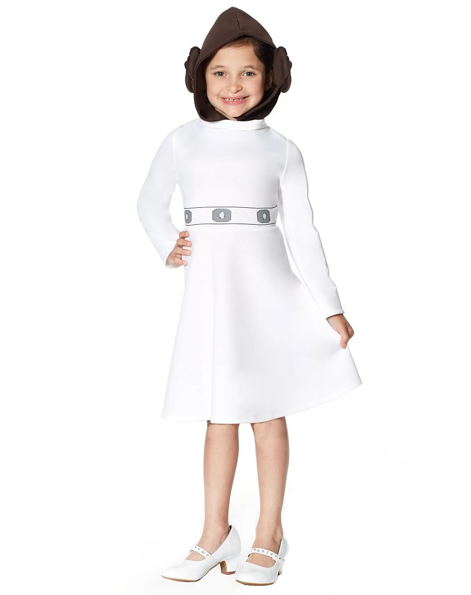 Spirit Halloween Kids Hooded Leia Dress - Star Wars 3 Spirit Halloween Kids Hooded Leia Dress - Star Wars