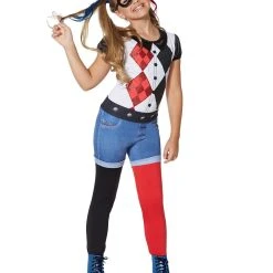Spirit Halloween Kids Harley Quinn Costume - DC Girls -HALLOWEEN COSTUMES Sales Store 01325810 c