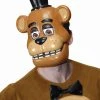 Spirit Halloween Freddy Fazbear Half Mask - Five Nights at Freddy's -HALLOWEEN COSTUMES Sales Store 01326057 a