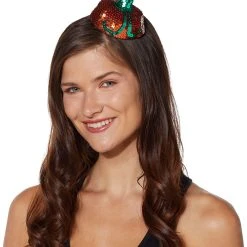 Spirit Halloween Sequin Pumpkin Fascinator -HALLOWEEN COSTUMES Sales Store 01330018 b