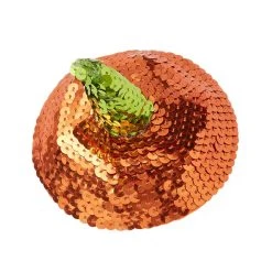 Spirit Halloween Sequin Pumpkin Fascinator -HALLOWEEN COSTUMES Sales Store 01330018 c