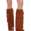 Spirit Halloween 60's Fringe Boot Covers -HALLOWEEN COSTUMES Sales Store 01330778 a