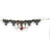 Spirit Halloween Black Lace Vampire Choker 1 Spirit Halloween Black Lace Vampire Choker -HALLOWEEN COSTUMES Sales Store 01330786 a