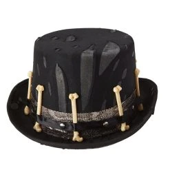 Spirit Halloween Witch Doctor Faux Feather Top Hat -HALLOWEEN COSTUMES Sales Store 01330869 d