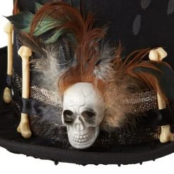 Spirit Halloween Witch Doctor Faux Feather Top Hat -HALLOWEEN COSTUMES Sales Store 01330869 e