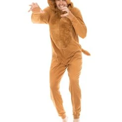 Spirit Halloween Adult Lion Union Suit -HALLOWEEN COSTUMES Sales Store 01331909 c