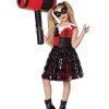 Spirit Halloween Kids Harley Quinn Dress - DC Comics -HALLOWEEN COSTUMES Sales Store 01332626 a