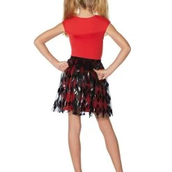 Spirit Halloween Kids Harley Quinn Dress - DC Comics -HALLOWEEN COSTUMES Sales Store 01332626 b