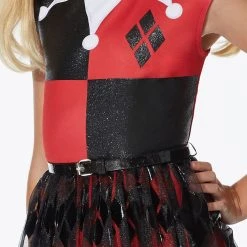 Spirit Halloween Kids Harley Quinn Dress - DC Comics -HALLOWEEN COSTUMES Sales Store 01332626 c