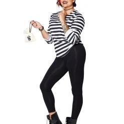 Spirit Halloween Adult Burglar Costume -HALLOWEEN COSTUMES Sales Store 01333384 d