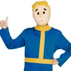 Spirit Halloween Kids Vault Boy One Piece Costume - Fallout -HALLOWEEN COSTUMES Sales Store 01335348 c