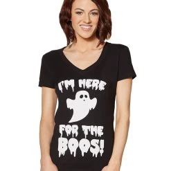 Spirit Halloween Adult Here For The Boos T Shirt