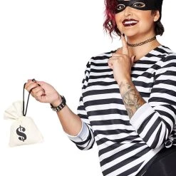 Spirit Halloween Adult Burglar Costume -HALLOWEEN COSTUMES Sales Store 01339837 d