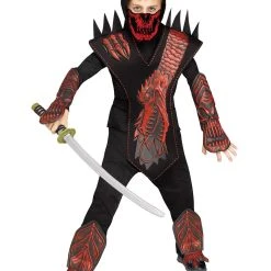 Spirit Halloween Kids Skull Dragon Ninja Costume