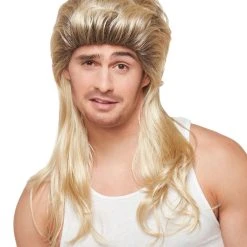 Spirit Halloween Blonde Mullet Wig