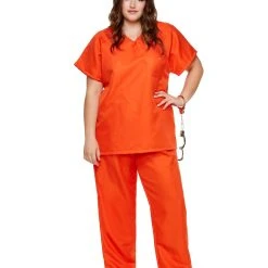 Spirit Halloween Adult Got Busted Orange Prisoner Costume 12 Spirit Halloween Adult Got Busted Orange Prisoner Costume -HALLOWEEN COSTUMES Sales Store 01340231 c