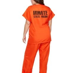 Spirit Halloween Adult Got Busted Orange Prisoner Costume 13 Spirit Halloween Adult Got Busted Orange Prisoner Costume -HALLOWEEN COSTUMES Sales Store 01340231 d