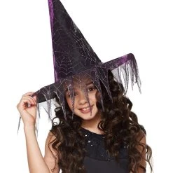 Spirit Halloween Girls Glitter Witch Hat