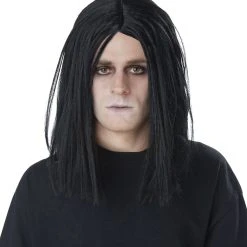 Spirit Halloween Black Menacing Wig