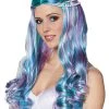 Spirit Halloween Beaded Mermaid Wig -HALLOWEEN COSTUMES Sales Store 01341254 a